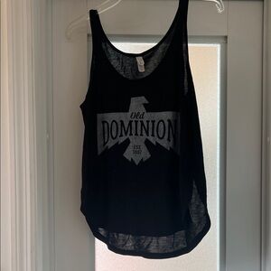 Vintage Old Dominion Bella Canvas Black Graphic Tank Top size small